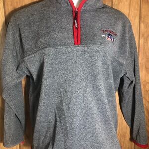 Pooh 100 Acre Collection Eyeore 1/4 zip embroidered pullover fleece. Size Med